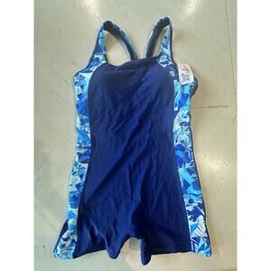 Attraco BLue Athletic Pull Over SportBathing Suit, Size, L